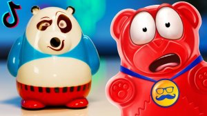 Челлендж 28 новых школьных антистрессов из тик тока для медведя Валеры