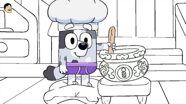 Drawing Muffin THE BAKER | Bluey смотреть онлайн