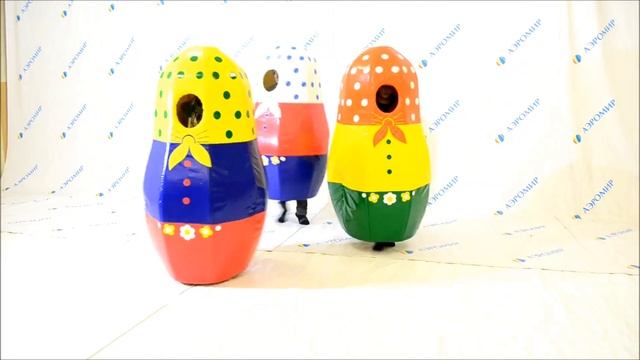 Игровой костюм Матрёшка — Командные аттракционы | Игровое оборудование | Реквизит для тимбилдинга смотреть онлайн