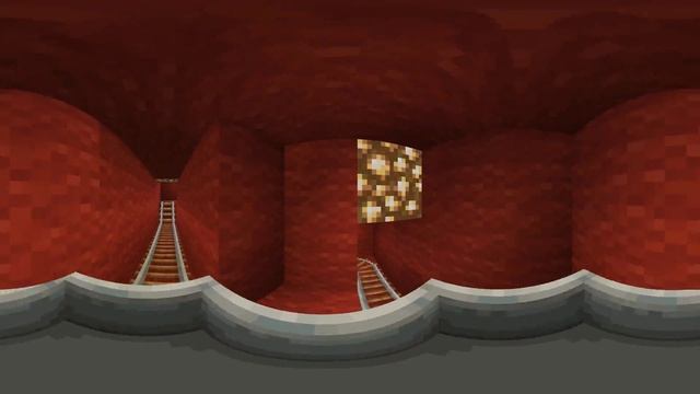 Minecraft 360° VR -Roller coaster - Through time and pig - (4K) 60FPS смотреть онлайн