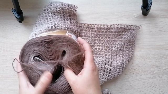 Вяжу шаль, пришли бусины с алиэкспресс смотреть онлайн