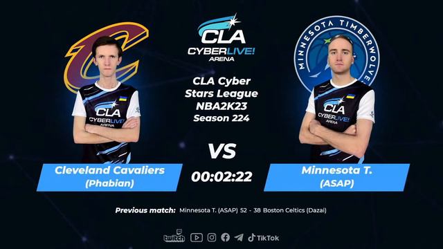 2023.01.09 ► CLA Cyber Stars League #1 смотреть онлайн