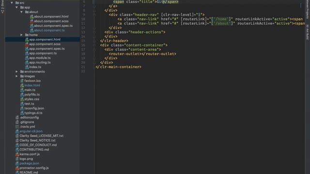 VMware's Clarity + Angular CLI смотреть онлайн