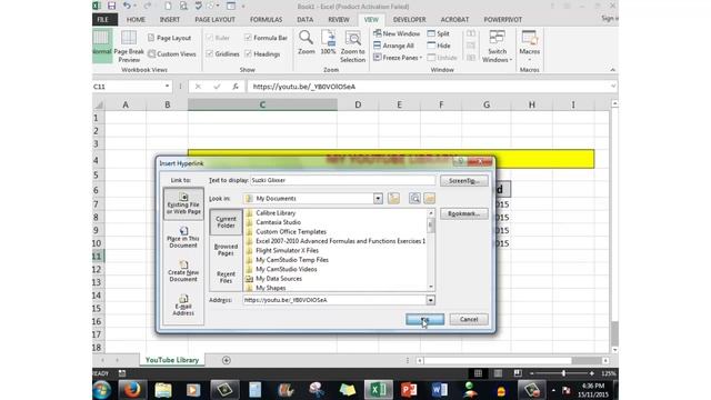 How to create your own YouTube video library using Excel смотреть онлайн