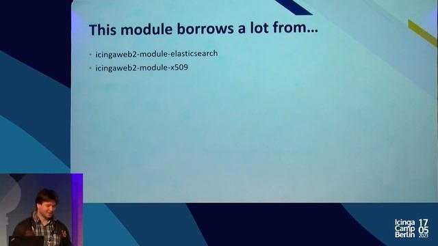 Icinga Camp Berlin 2023: A Module building Modules by Nicolas Schneider смотреть онлайн