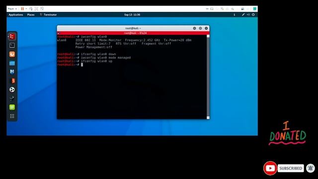 How to Change Your Wifi Adapter from Managed Mode to Monitor Mode in Kali Linux смотреть онлайн