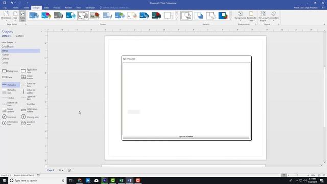 MS Visio Tutorial - Lesson 71 - Working with UI Design смотреть онлайн