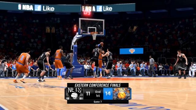 NBA Live 15 FULL GAME 1st Impressions - New York Knicks vs Brooklyn Nets смотреть онлайн