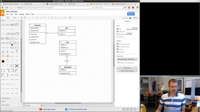 203: Verktyg för UML diagram, draw.io смотреть онлайн