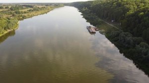 д.  Нарышкино и старица реки Оки в Касимовском районе