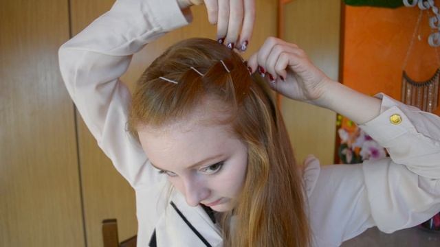 ♥ ДВА ВАРИАНТА ЗАКОЛОТЬ ЧЕЛКУ от MakeupKaty ♥ смотреть онлайн