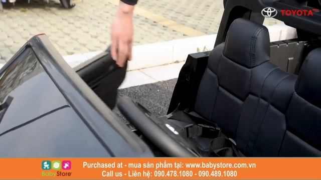 Ô tô điện trẻm em siêu bán tải Toyota Hilux Pick Up 2255 (4 động cơ, Cánh mở, BH 1 năm) смотреть онлайн