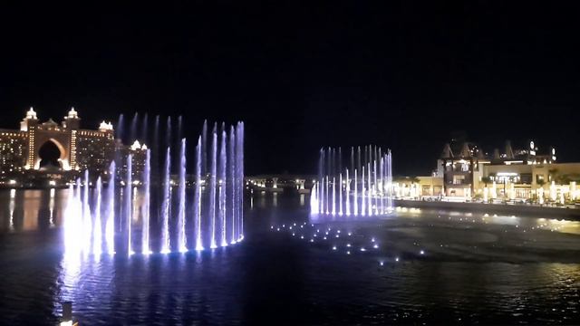 Дубай. Пальма. Фонтаны. смотреть онлайн