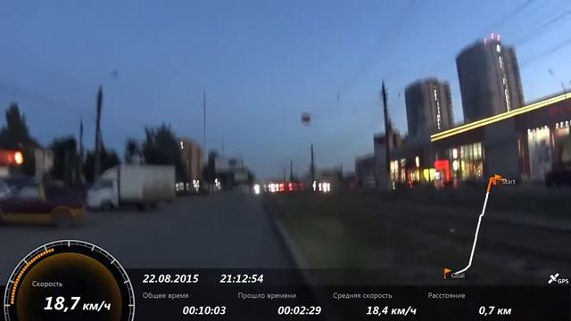 Едем на велосипеде по проспекту Ленина от Рязанки до Менделеевского. смотреть онлайн
