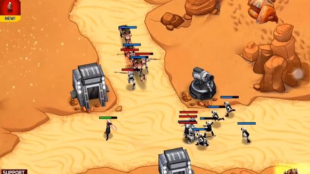 Star Wars Galactic Defense Gameplay смотреть онлайн
