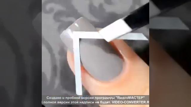 Идеи маникюра. Простые. В домашних условиях. Водный с лентой по мокрому смотреть онлайн