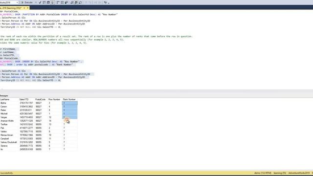 26. Ranking Function in sql server смотреть онлайн