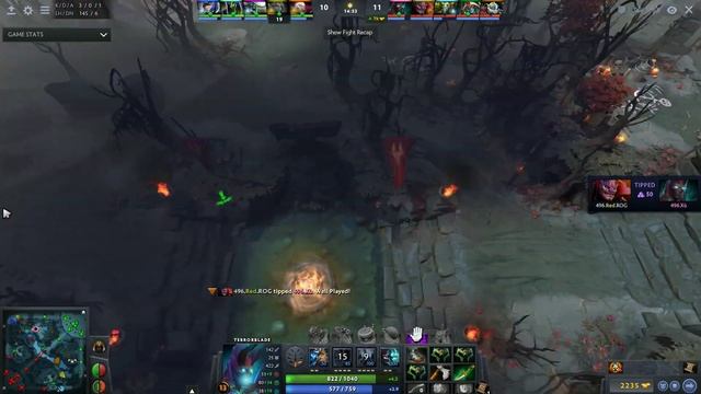 496.Xù (Rank 12) plays Terrorblade Dota 2 Full Game смотреть онлайн