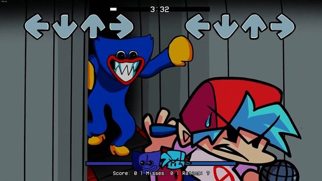 Хагги Вагги Преследует Бойфренда в Вентиляции Friday Night Funkin VS Huggy Wuggy | Vent mode V2 смотреть онлайн