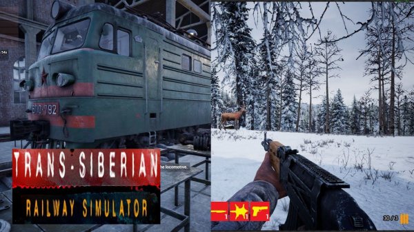 Trans-Siberian Railway Simulator - симулятор советского электровоза! Обзор демки