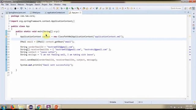 Spring Java Mail - How to Send an Email via Gmail SMTP server to multiple receivers? смотреть онлайн