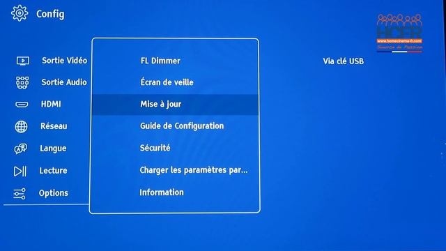 HCFR Reavon UBR X200 Menus смотреть онлайн