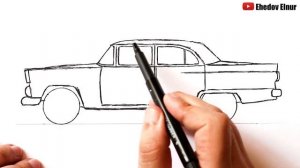 Как нарисовать Машину Полиции