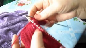 Вязание. Шапочка с эффектом клоке.(перезалив без музыки)