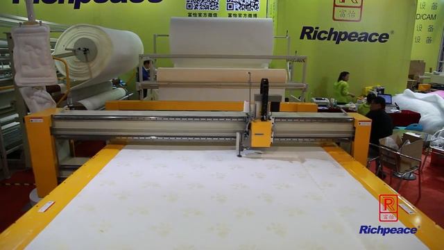 Quiting machine -АВТОМАТИЧЕСКАЯ СТЕГАЛЬНАЯ МАШИНА ДЛЯ ОДЕЯЛ И МАТРАСОВ смотреть онлайн