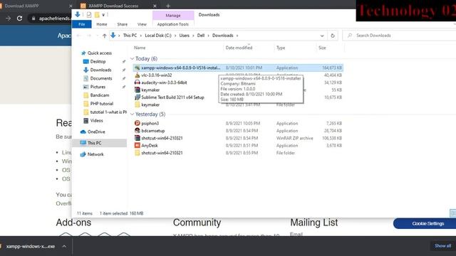 PHP Installing XAMPP Server смотреть онлайн
