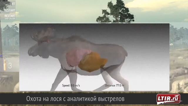 Охота на лося в виртуальном тире смотреть онлайн