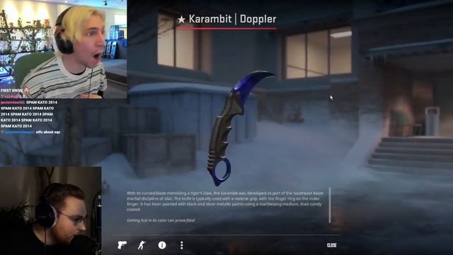 ПЕРВЫЙ В МИРЕ НОЖ ВЫБИТЫЙ В КС2!! смотреть онлайн