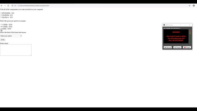 JavaScript Select List Radio and Check boxes смотреть онлайн