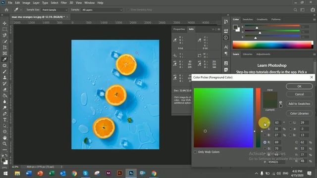 Photoshop 2020 - Lecture - 9 - Eyedropper Tool in URDU / HINDI смотреть онлайн