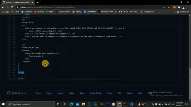Learn HTML | Part 1 | Ahmed Raza Nagori #html #html5 #htmlcss #github #git #viral смотреть онлайн