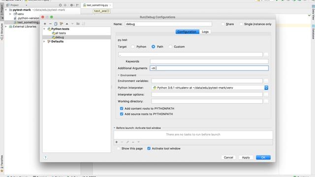 Using "@pytest.mark" in PyCharm смотреть онлайн