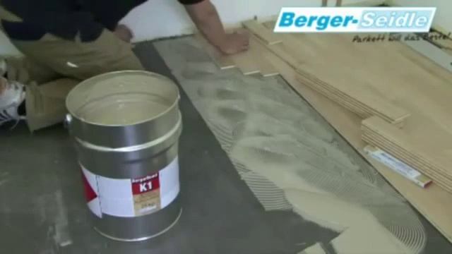 Клей на растворителе для паркета Berger Bond K1 смотреть онлайн