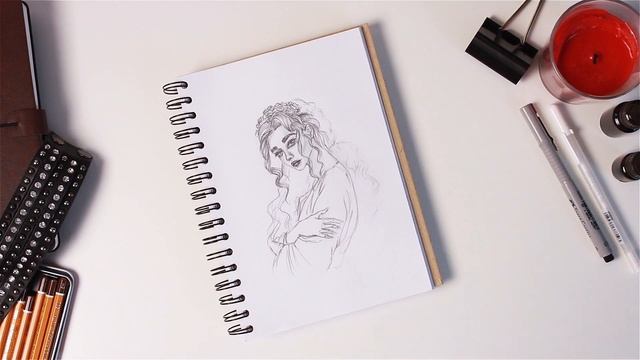 Рисуем девушку с шикарными волосами | Графика смотреть онлайн