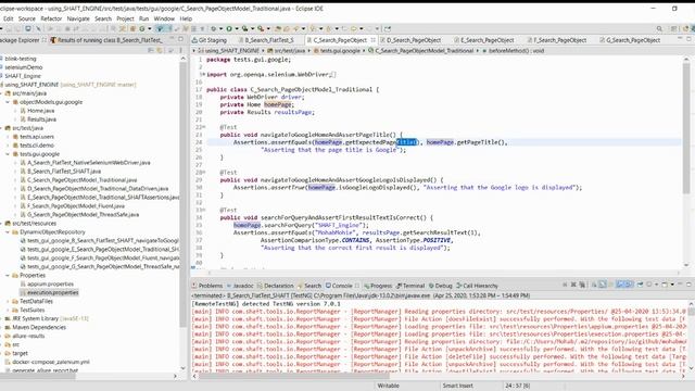 using_SHAFT_Engine: Design Patterns - 4. page object model - traditional смотреть онлайн