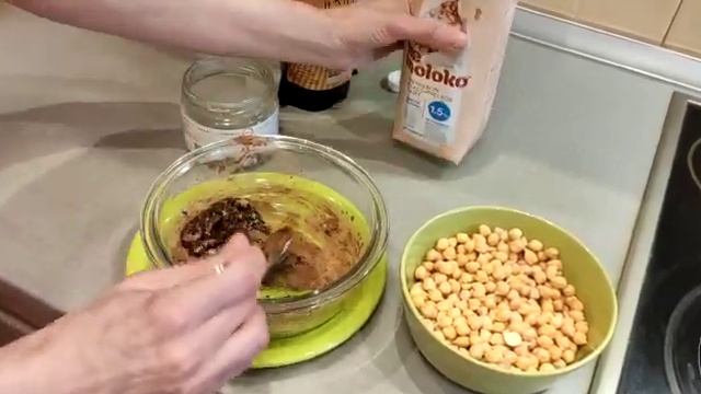 Шоколадный десерт. Экзотика - пророщенный нут в шоколаде. Вкусно, полезно, быстро смотреть онлайн