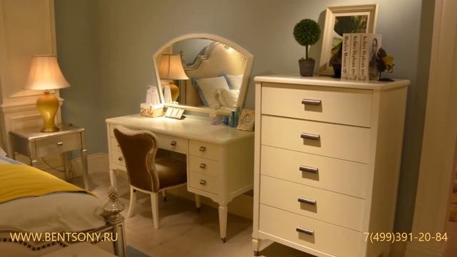 Видео обзор: Классический туалетный стол с зеркалом "Фримонт-W B" смотреть онлайн