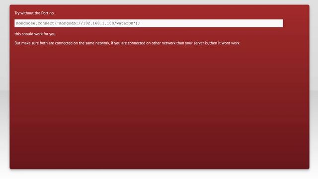 how to connect another machine mongodb database inside local network ? смотреть онлайн