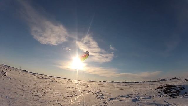 ARCTIC KAYAK EXPEDITION 2015, part 4. SNOWKITING TO KAKTOVIK and TALKING TO INUIT смотреть онлайн