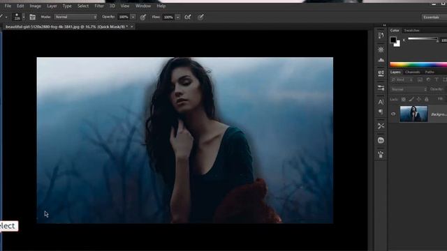 Radial Blur Effect - Photoshop Tutorial смотреть онлайн
