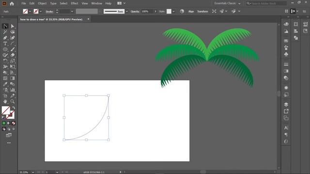 How to draw a tree in Illustrator | বাংলা | In illustrator | In Bangla смотреть онлайн