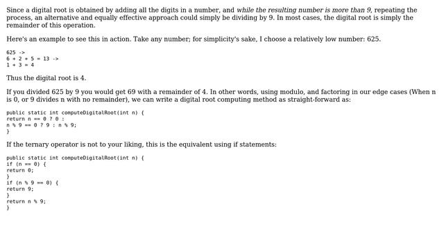 Code Review: Calculate Digital Root (4 Solutions!!) смотреть онлайн