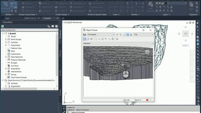 Civil 3D - Create Solid From Surface