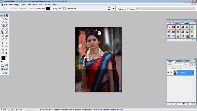 Adobe Photoshop 7.0 in Telugu Part 10 смотреть онлайн