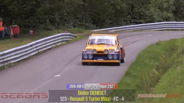 Renault 5 Turbo Maxi - Didier DENISET - HILL CLIMB - 2021 - La Broque смотреть онлайн
