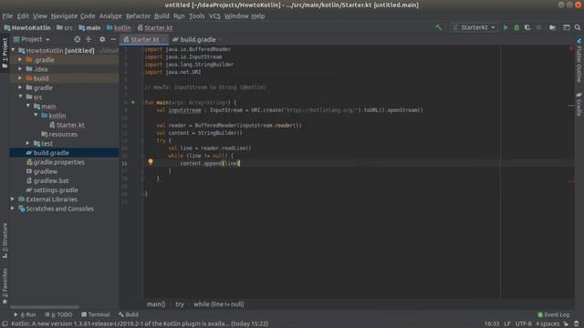 Kotlin: convert InputStream to String смотреть онлайн